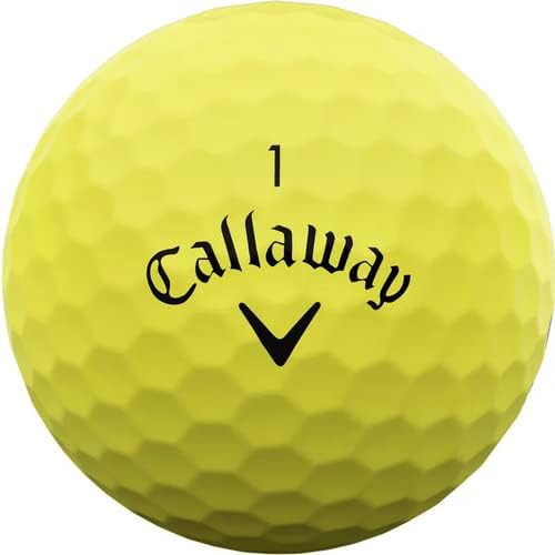 Callaway Golf 2023 Supersoft Yellow AlignXL Golf Balls