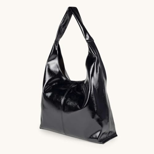 Sac hobo noir Munich Mh Fw25 pour femme chic au quotidien - 3