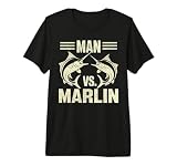 Man vs Marlin Fishing Premium Tri-blend T-Shirt