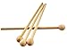 2 coppie martelli legno percussioni bastoni martello con testa rotonda per carillon energia xilofono campane legno blocco bambini giocattoli educativi musica per bambini (diametro della sfera 0,8'')