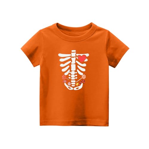 Boys Halloween Tshirts Pumpkin Short Sleeve Spooky Season Cute Funny Shirts Fashion Spooky Crew Neck Tops Puppy Outfit3