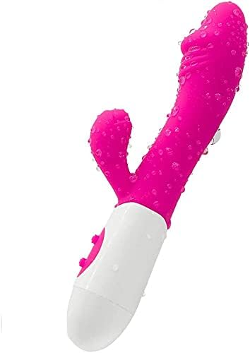Vibrador de conejo para mujer, estimulación del clítoris con 7 potentes vibraciones, recargable 3 en 1, consolador estimulante anal de clítoris con