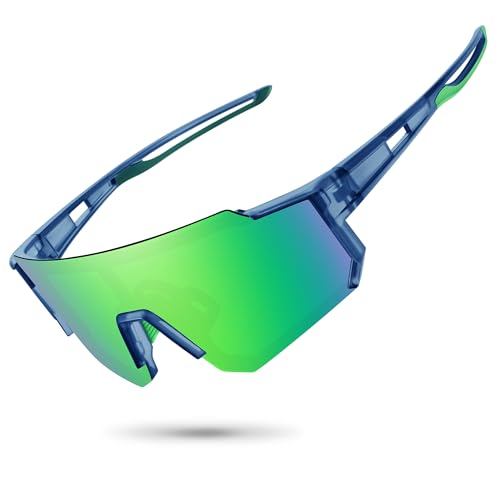 STORYCOAST Polarized Sports Sunglasses for Men Women,Driving Fishing Cycling Mountain Bike Sunglasses UV400 Protection