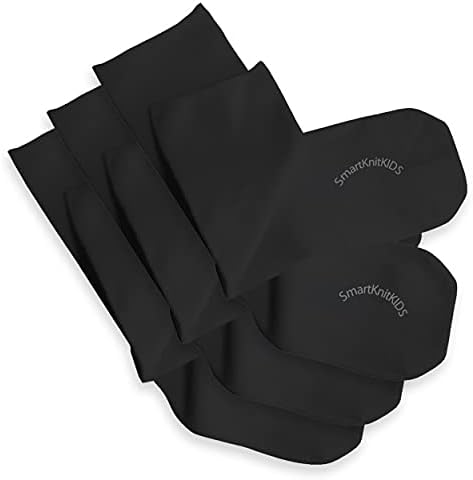Seamless Sensitivity Socks for Boys & Girls, 3-Pack - Made in USA, Soft Cotton Blend, Flat Toe Seams