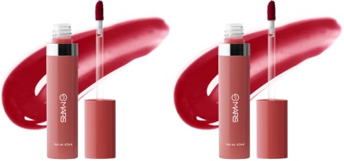 Image of MARS Drip Lip Tint for Women (4.5 ml) (07-Pomelo Drip) | Lightweight & Long-Lasting | Comfortable Long Wear | Non-patchy Reapplication |Buildable Color, Glossy Finish (Pack of 2)