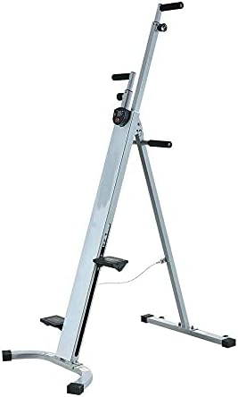 Vertical Mountaineer, Vertical Climber Stepper Climbing Machine Equipment Climber Adjustable Height Durable Steel Gym Home Training Fitness Equipment