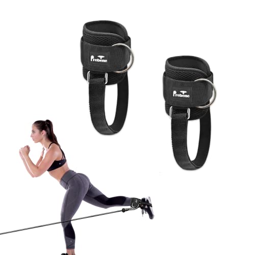 Prebene Ankle Strap For Cable Machines, Adaptive O-Ring For Glute & Leg Workouts, Adjustable Ankle Cuffs For Kickbacks, Hip Abductors, Leg Extensions, Lower Body Exercises, Fit Women & Men #TOP6