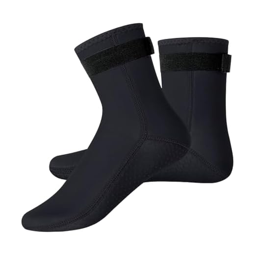 Encuryna 3mm Neoprensocken für Damen Herren, Tauchsocken Rutschfeste Sohle, Unisex Warm Schwimmen Beachvolleyball Socken für Schnorcheln, Surfen, Segeln, SUP, Wassersport S (38-39)