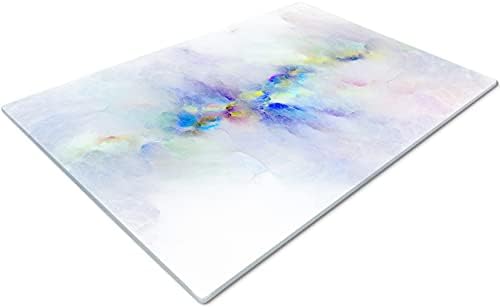 Chopping Boards | Glass Worktop Savers | Worktop Protectors Heat Resistant | Catering Chopping Boards | Chopping Boards Glass | Over The Sink Chopping Board | Large | Grey Silver Black
