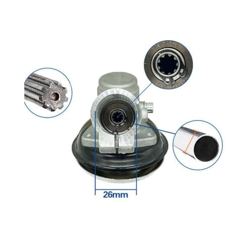 Tube de 26 mm pour tondeuse à gazon avec interface 9 trous de 74 mm - 3
