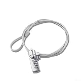 Combinaison personnalisable à 4 chiffres : le verrou à combinaison de 1,2 m permet de réinitialiser le code à 4 chiffres avec jusqu'à 10 000 variations possibles, permettant un contrôle de sécurité personnalisé tout en empêchant l'accès non autorisé. Idéal pour sécuriser les appareils électroniques précieux dans les bureaux, les bibliothèques, les cafés et les lieux publics.