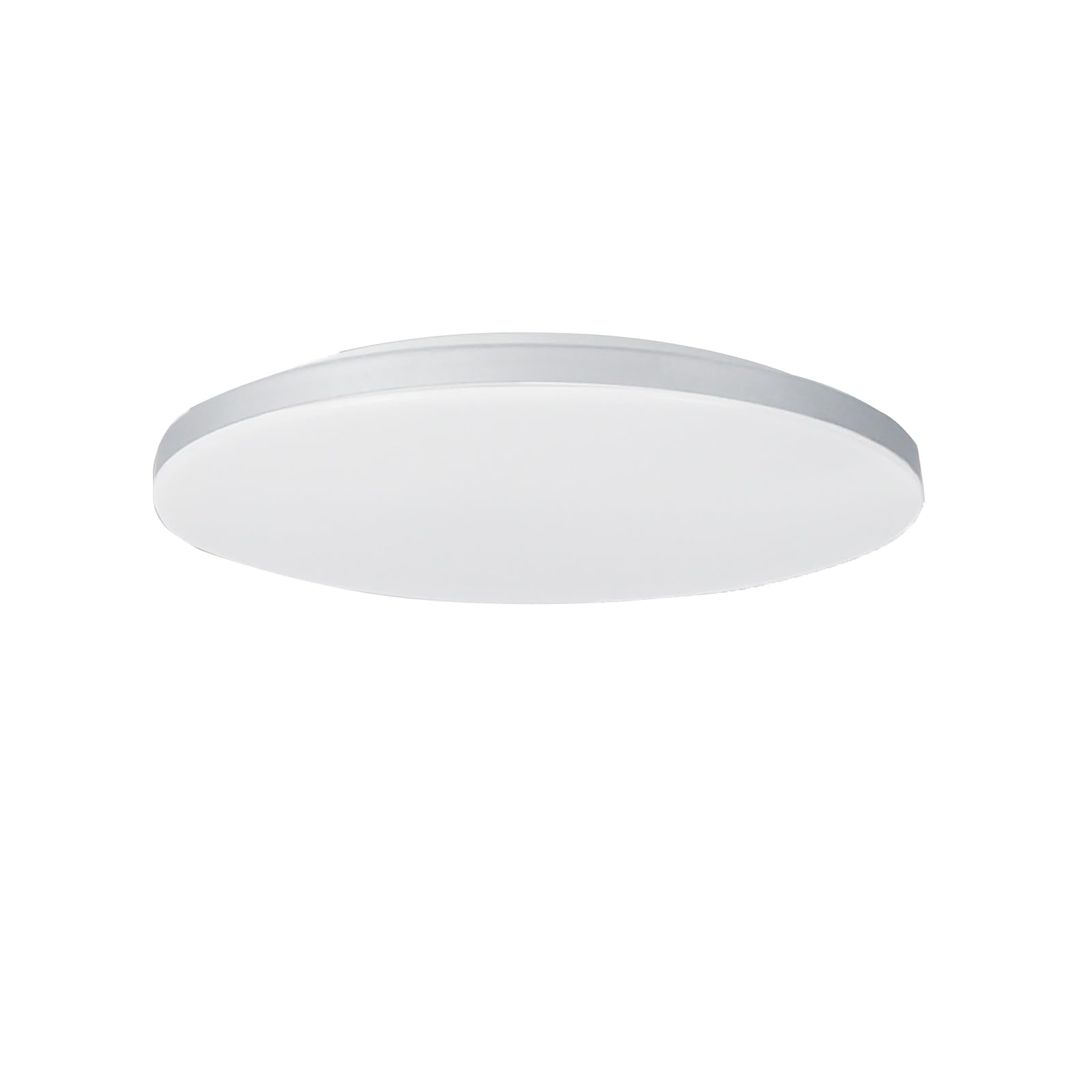 LED Tri-Proof Światło Sufitowe, Ultra Cienka Pyłoodporna Lampa Odporna Na Wilgoć, PVC PP, 6500K Cool White, Nowoczesne Światło Do Łazienki, Kuchni, Pomieszczenia, 30cm/11.8in -Grey