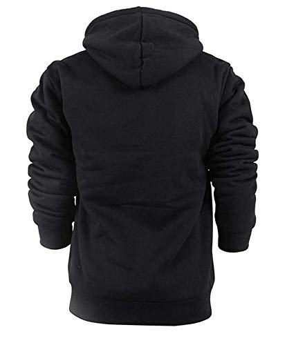 Men’s Camouflage or Solid Fur-Lined Zip Up Hoodie Sweatshirt2
