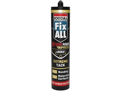 Soudal Fix ALL X-Treme Power Express Tack Sealant Adhesive Hybrid Polymer Super Strong SMX Cartridge 280ml