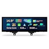 XTRONS 14.9 Inch Android 14 Car Stereo for BMW F30/F31/F32/F33/F34/F35/F36 from 2018 NBT EVO iDrive 5.0/6.0, 2K IPS Touch Screen 4+64GB Global 4G Car Radio Support Wireless CarPlay Android Auto