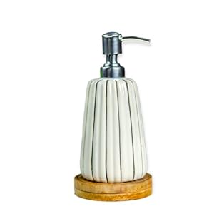 Kaolinite Ceramic Liquid Soap Dispenser/Handwash Bottle/Multipurpose Liquid Dispenser/Liquid Dispenser White (Sing_5) Kaolinite Ceramic Liquid Soap Dispenser/Handwash Bottle/Multipurpose Liquid Dispenser/Liquid Dispenser White (Sing_5)