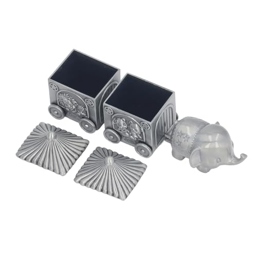 Teeth Eleph Carriage Keepsake Box Metal Collection Container for Shower Newborn Birthday Tooth Collection BoxEleph Keepsake Box T The As