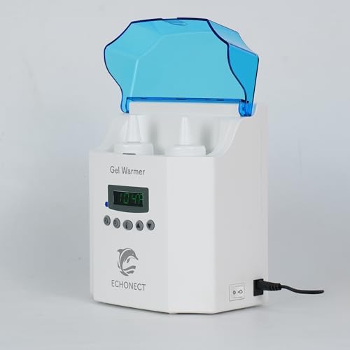 Premium Digital 2-Bottle Gel Warmer Ultrasound Gel Warmer Gel Warmer Ultrasound Massage Oil Warmer one-Year Warranty
