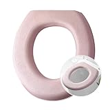 Toilet Seat Warmer, Elongated Toilet Seat Cover, Padded Toilet Seat Cushion, O-shaped Washable or Po