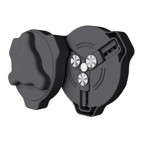 Brfveob 缶切り 回転式 ビール缶切り アルミ缶 ソーダ缶 缶詰 飲料対応 簡単 安全 滑らかな縁 磁石付き (A)