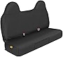 Caterpillar Custom Fit Front Bench Seat Cover for Ford F250 / F350 / F450 / F550 (1999-2007) - Durable Black Oxford Truck Seat Cover with Utility Pockets, Ford F250 Super Duty Interior Cover