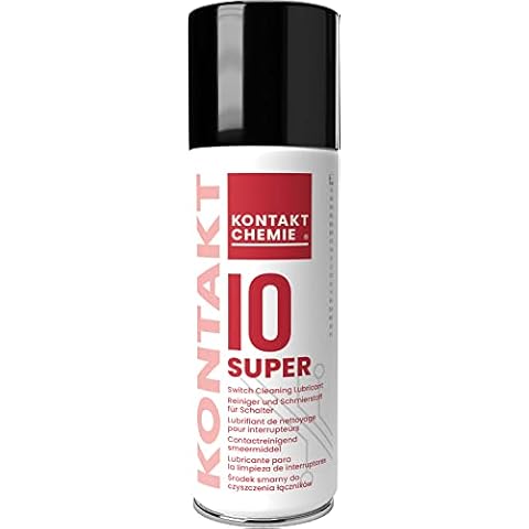 KONTAKT CHEMIE | Super 10 ist hocheffizienter Kontakt- und Schalterreiniger | 200 ml, weiß, schwarz Cover