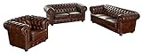 chesterfield garnitur gebraucht kaufen Wählen Sie zwischen dem Material Lederimitat / Samtstoff aus Frankreich oder gegen Aufpreis 100% Leder aus Italien.