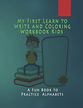 Paperback My First Learn to Write and Coloring Workbook Kids: A Fun Book to Practice Alphabets [French] Book