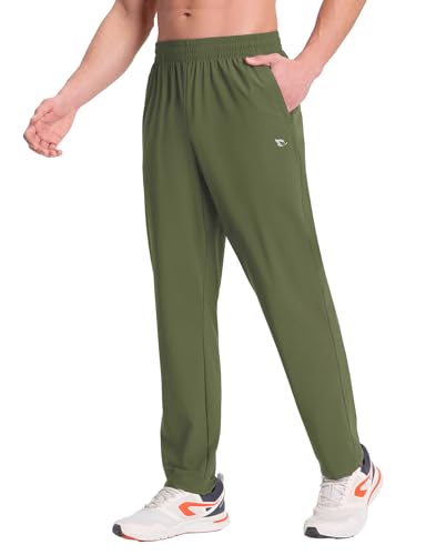 Pantalon de survêtement homme stretch à fermeture éclair BALEAF haute qualité