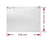 ✅ Flugzeug-Beutel (flight-bags) Handgepäck-Beutel mit 160x220mm oder 250x170mm (ca. 1L) und sind ideal für die Mitnahme von Flüssigkeiten im Handgepäck geeiget. Wir empfehelen die größeren Beutel aufgrund der praktischeren großen Öffnung.