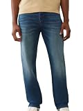 True Religion Herren Bobby Single Needle No Flap Baggy Jeans, Mittlere Mistelzweig Waschung, 32