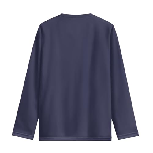Image of Girls Basic Tee Shirts Outdoor Long Sleeve Shirt Winter Clothes Size 3-16 Top Fall Clothes Gift for Holiday