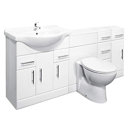 Buy VeeBath Linx 2050mm Bathroom Vanity Unit Combination Set