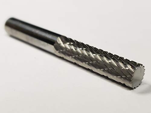 Broca fresadora doble corte Carburo 1/4" x 1" miniatura 4