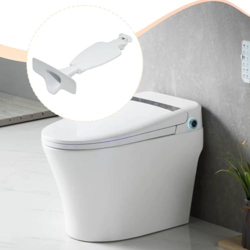 Protector de salpicaduras para inodoro accesorio universal ajustable de baño 8
