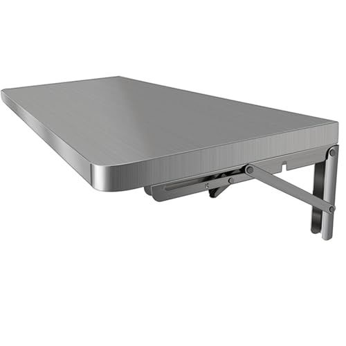Table pliante murale en inox 304 compacte de 40x30 cm pour cuisine - 8