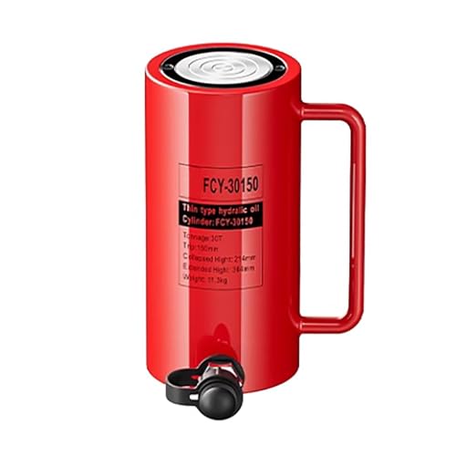 Portable Hydraulic Jacks, Split Lifting Cylinders, Industrial Jacks, Automatic Retraction Function(30T/66138lb-6in Stroke)