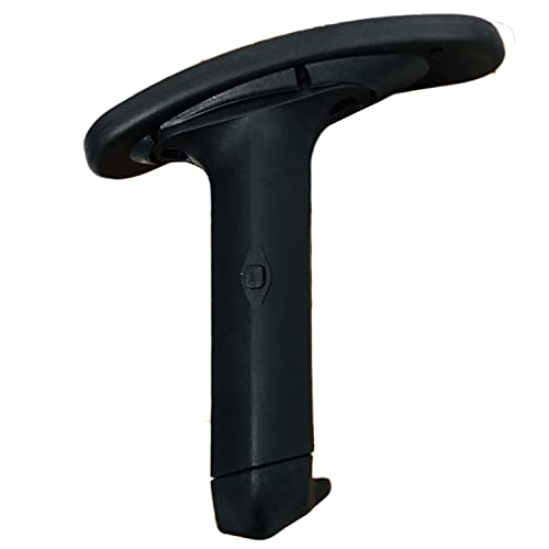 Image of GOYALSON Handle Office Chair revolving Visitor Chair Durable Handle Set nut Bolts & Key fit to Every Chair (Black with Circular Pad)