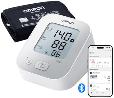 OMRON X2+ Connect, Kliniskt tillförlitlig smart blodtrycksmätare ...