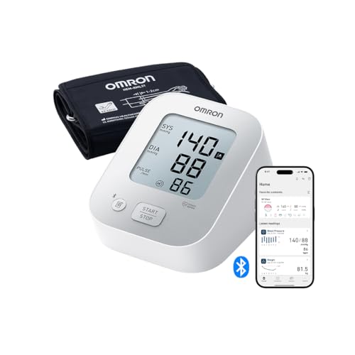 OMRON X2+ Connect - Tensiómetro de brazo - Indicador de hipertensión y detección de latido irregular - Conexión Bluetooth - Memoria de hasta 30 lecturas - Validado clínicamente-Garantía 5 años-22-42cm OMRON X2+ Connect - Tensiómetro de brazo - Indicador de hipertensión y detección de latido irregular - Conexión Bluetooth - Memoria de hasta 30 lecturas - Validado clínicamente-Garantía 5 años-22-42cm