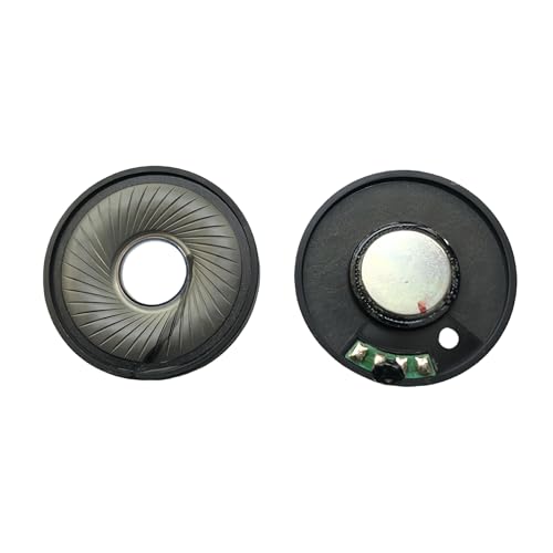 Rillpac 50mm Graphene Diaphragm Headphone Speaker Driver Excellent Sound - Compatible with AKG K371 K361 K545, for All Brand 50mm Headphone Housing - 26 Ohms - DIY Headphones Repair Replacement Parts