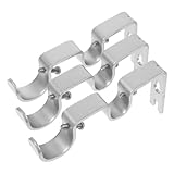 Support de tringle à rideau - supports de tringle à rideau adaptés à la tringle à rideau de fenêtre, à l'ensemble de tringles pour rideaux, à la tringle à draperie, à la tringle à rideau de porte, à l'ensemble de tringles pour rideaux et plus , support de tringle double