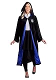 Fun Costumes Deluxe Harry Potter Ravenclaw Robe Costume for Adults - Movie Quality Wizarding World Hogwarts House Themed Robes L