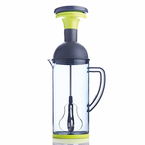 KAVYA 1st Time in India Dori Blender Multipurpose Plastic and Stainless Steel Power Free Blender for Egg & Cream Beater, Milkshake, Butter Milk with Jug (Multicolor)