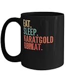 Karatgold Coin Crypto, Eat Sleep Karatgold Coin Repeat Mug 15oz, black