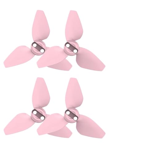 Hélices pour drone DJI Neo avec vis de rechange et tournevis inclus (2 paires, Rose)