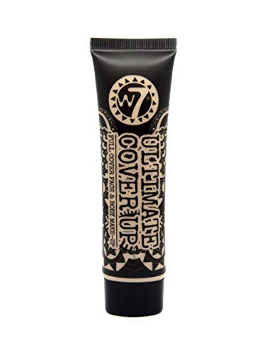 W7 Ultimate Cover Up Foundation Full Cover Face & Body Make Up 75Ml - Light 1