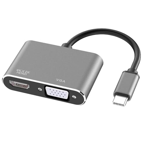 ADAPTADOR TYPE-C PARA HDMI VGA KNUP KP-AD119