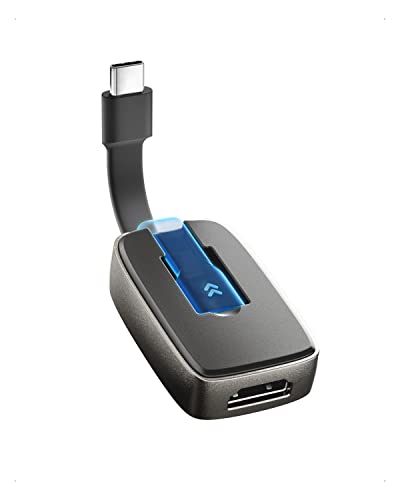 Cable Matters ケーブル収納式 8K USB Type C HDMI 変換アダプタ 4K 240Hz & 8K 60Hz HDR 折り畳み式USB-C HDMI変換アダプタ - Thunderbolt 4 Port対応 MacBook Mac iPhone 16で最大4K@60Hzを出力