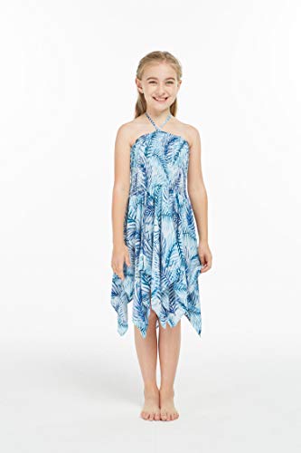 Image of Hawaii Hangover Family Matching Hawaiian Clothes, Simply Blue Leaves | Family matching Hawaiian outfits, Simply Blue Leaves, lightweight rayon, machine washable, tropical leaf print, luaus